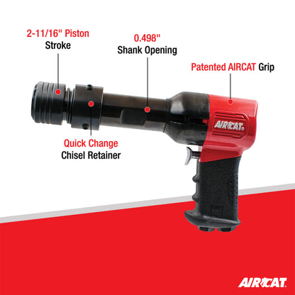 AirCat 5300-B-T: .498 Super Duty Air Hammer 1,760 Bpm