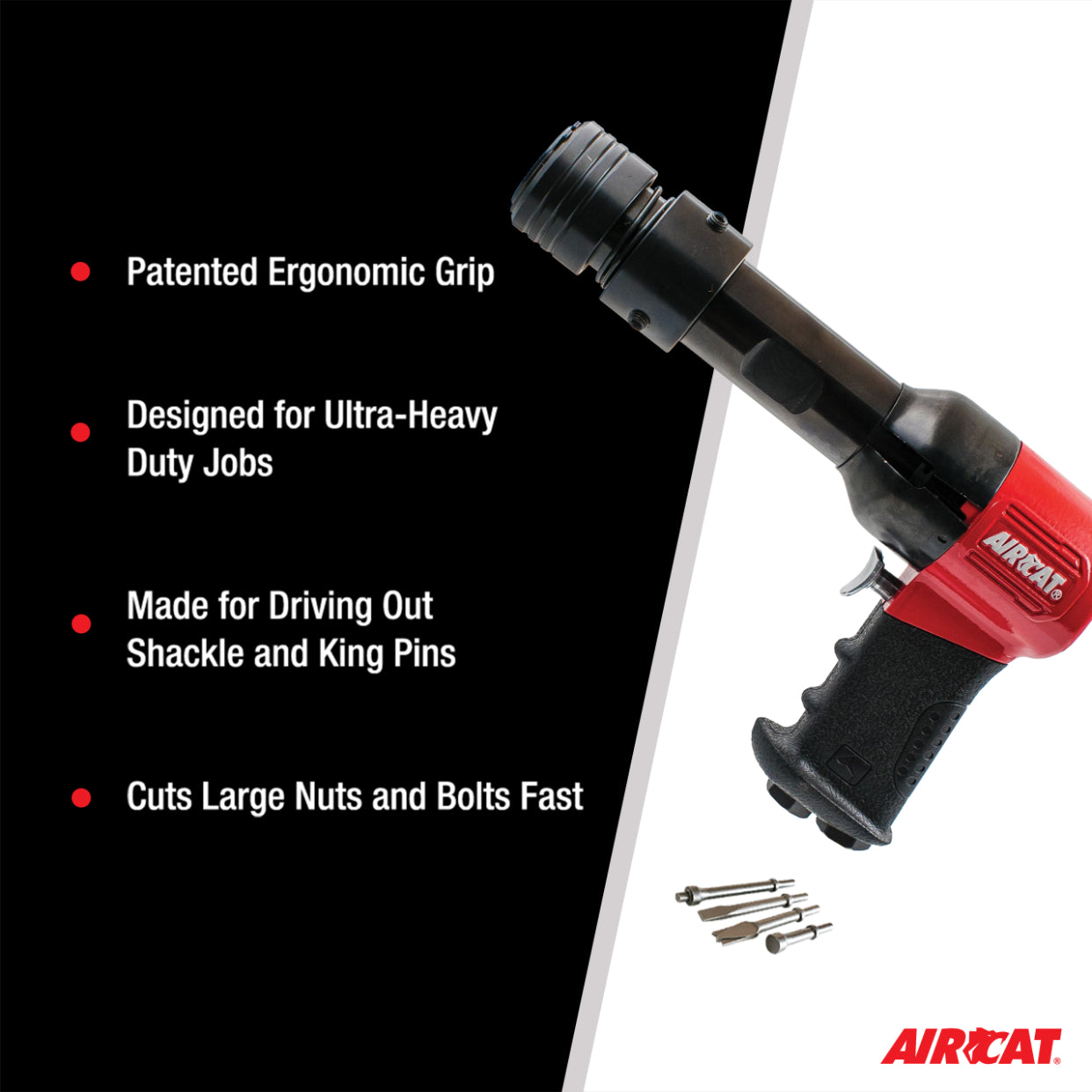 AirCat 5300-B-T: .498 Super Duty Air Hammer 1,760 Bpm