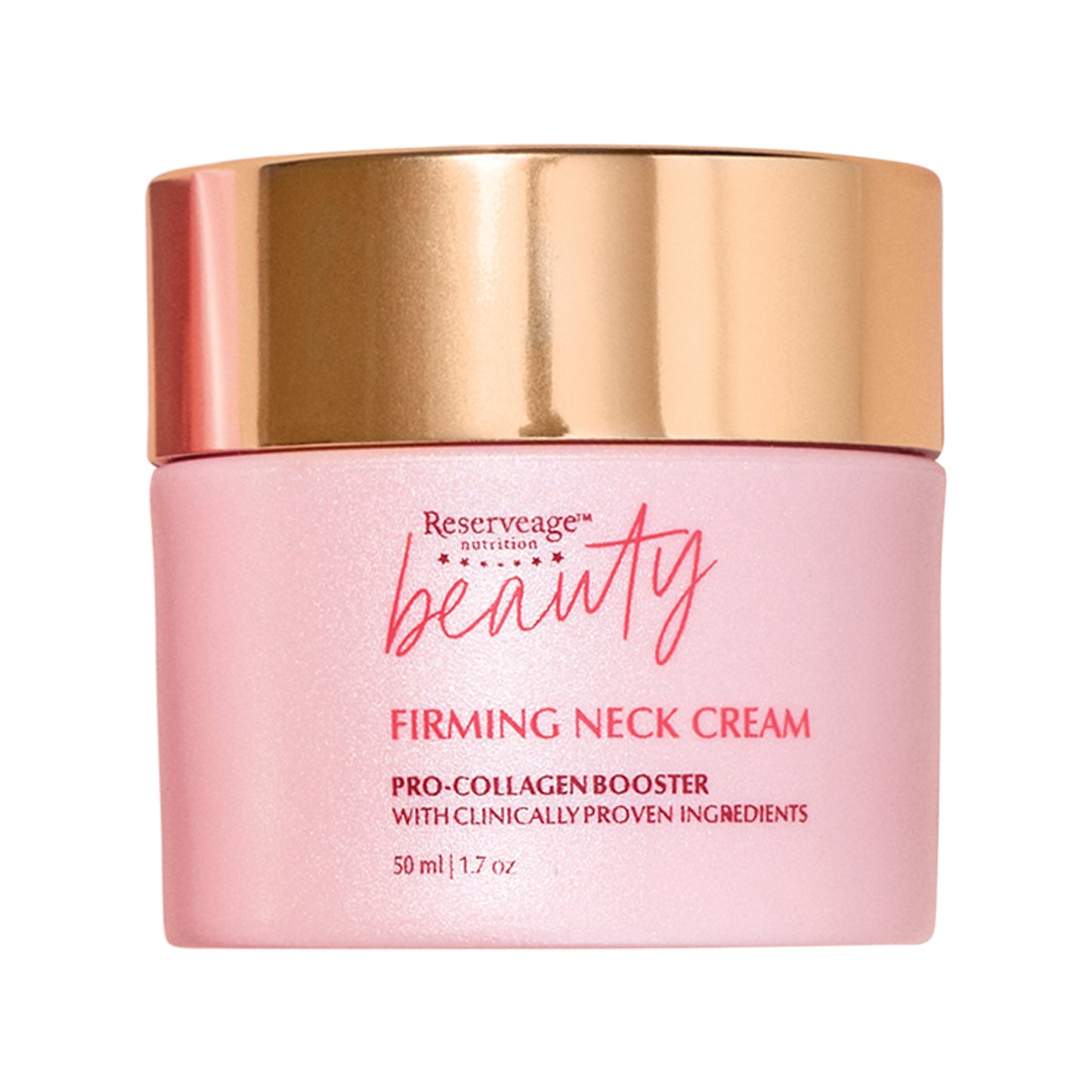 Reserveage Beauty, Firming Neck Cream with Pro-Collagen Booster, Tights, Smooths and Moisturizes with Measurable Results, 1.7 oz