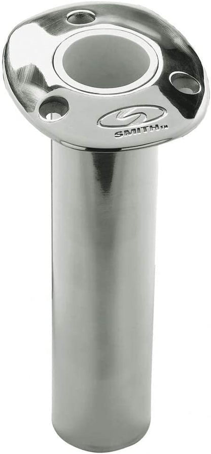 CE Smith - Flush Mount Cast Bottom Rod Holder - Tough Boat Accessories - 0-Degree
