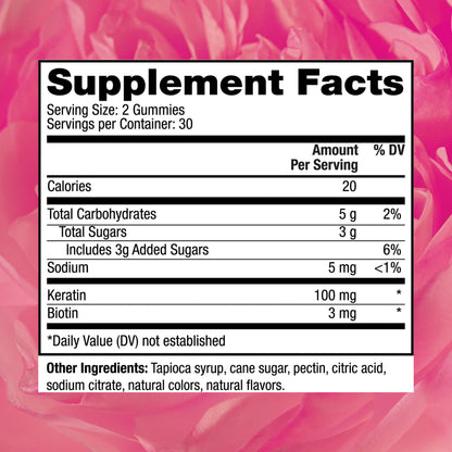 RSV KERATIN GUMMIES 60CT, 2PK