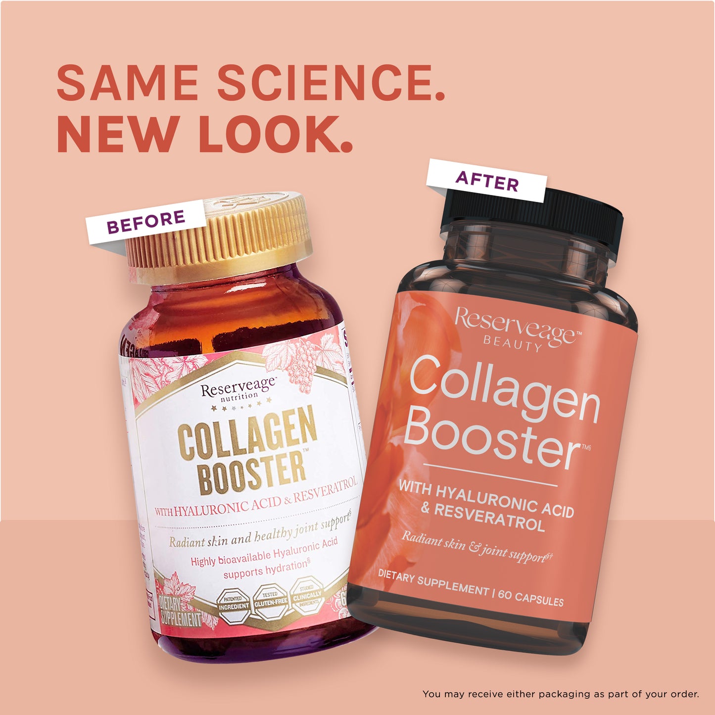 Reserveage- Collagen booster caps 60 and Keratin booster caps 60ct