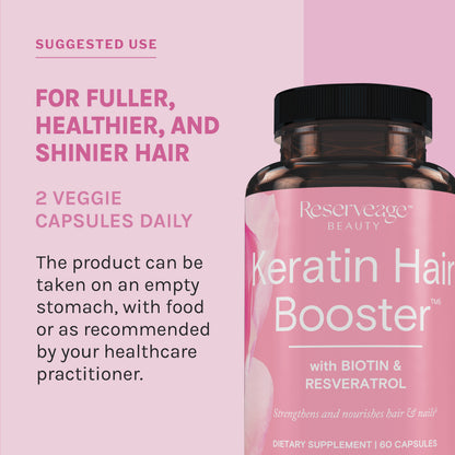 Reserveage- Collagen booster caps 60 and Keratin booster caps 60ct