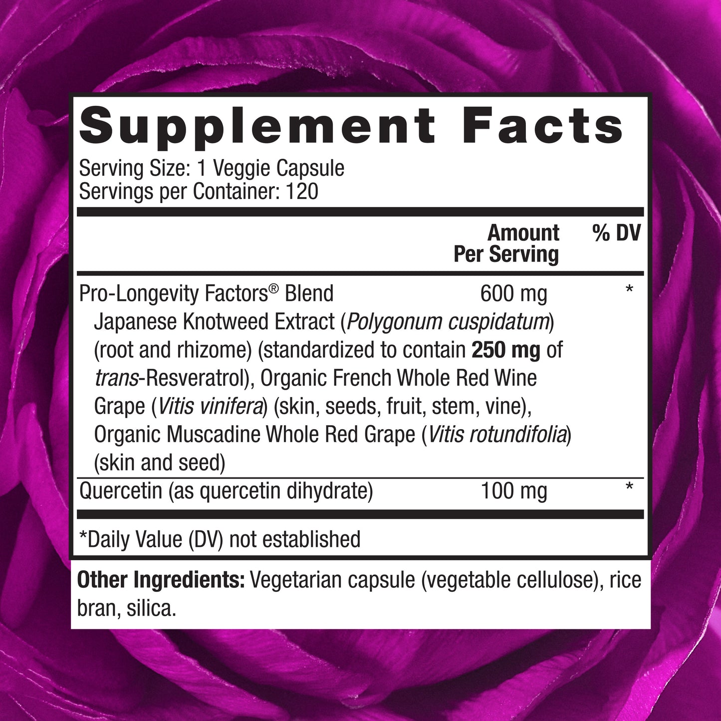 Reserveage, Resveratrol 250 mg, Antioxidant Supplement for Heart and Cellular Health, Supports Healthy Aging, Paleo, Keto, 120 Capsules