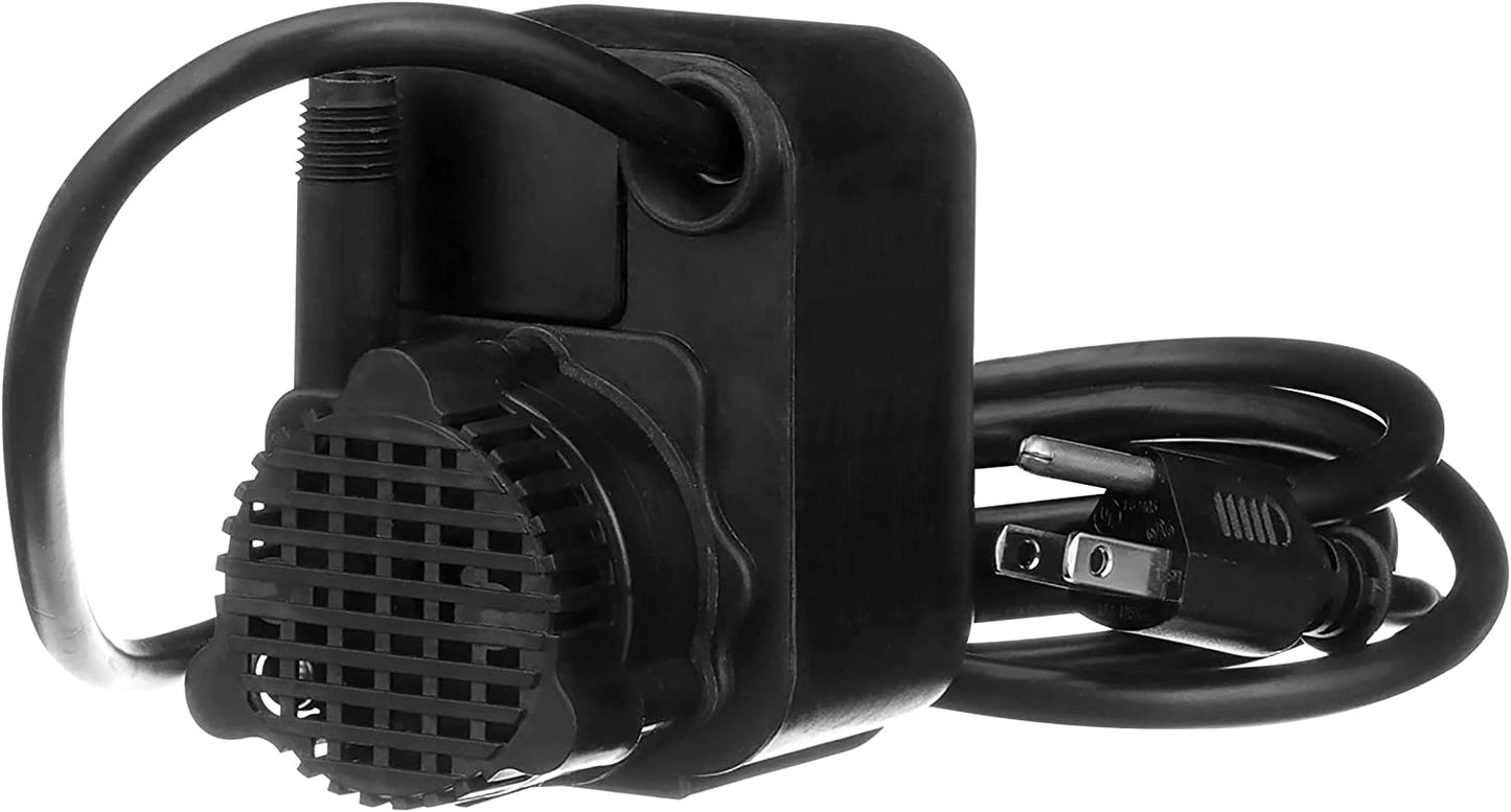 Little Giant PE-1H-PW 115 Volt, 1/125 HP, 170 GPH Epoxy Encapsulated Direct Drive Submersible Pump with 6-Feet Cord, Black, 566604