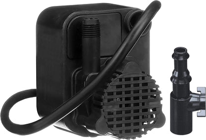 Little Giant PE-1H-PW 115 Volt, 1/125 HP, 170 GPH Epoxy Encapsulated Direct Drive Submersible Pump with 6-Feet Cord, Black, 566604