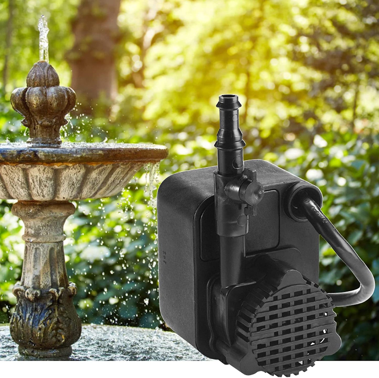 Little Giant PE-1H-PW 115 Volt, 1/125 HP, 170 GPH Epoxy Encapsulated Direct Drive Submersible Pump with 6-Feet Cord, Black, 566604