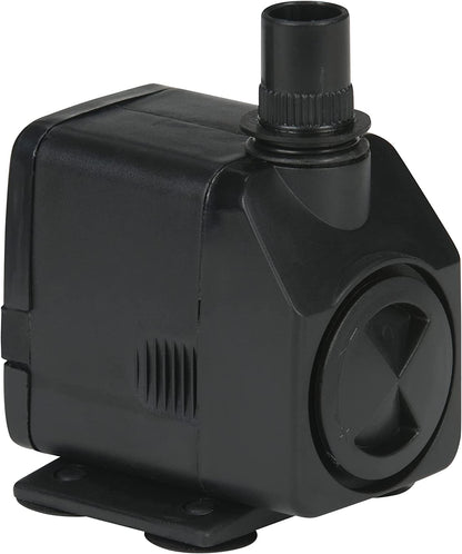 Little Giant PES-130-PW 115-Volt, 130 GPH Magnetic Drive Fountain/Pond Pump with 6-Ft. Cord, Black, 566716
