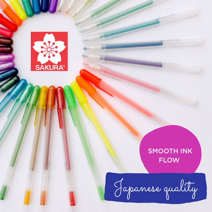 Sakura 57369 16-Piece Gelly Roll Metallic Assorted Colors Cube Collection Gel Pen Set