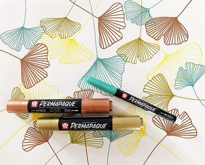 Permapaque Fine Point paint markers, Metallic 7 Count