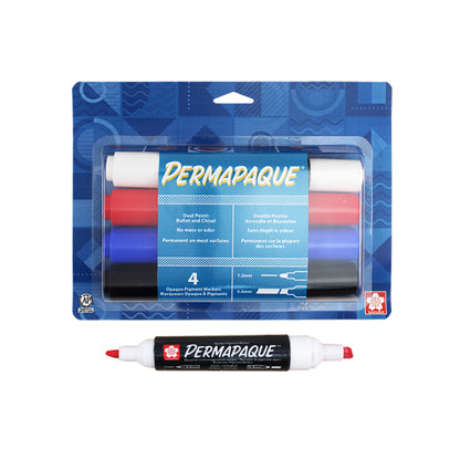 Sakura ‚ÄãPermapaque Opaque Dual Point Markers, 4 PK 58340