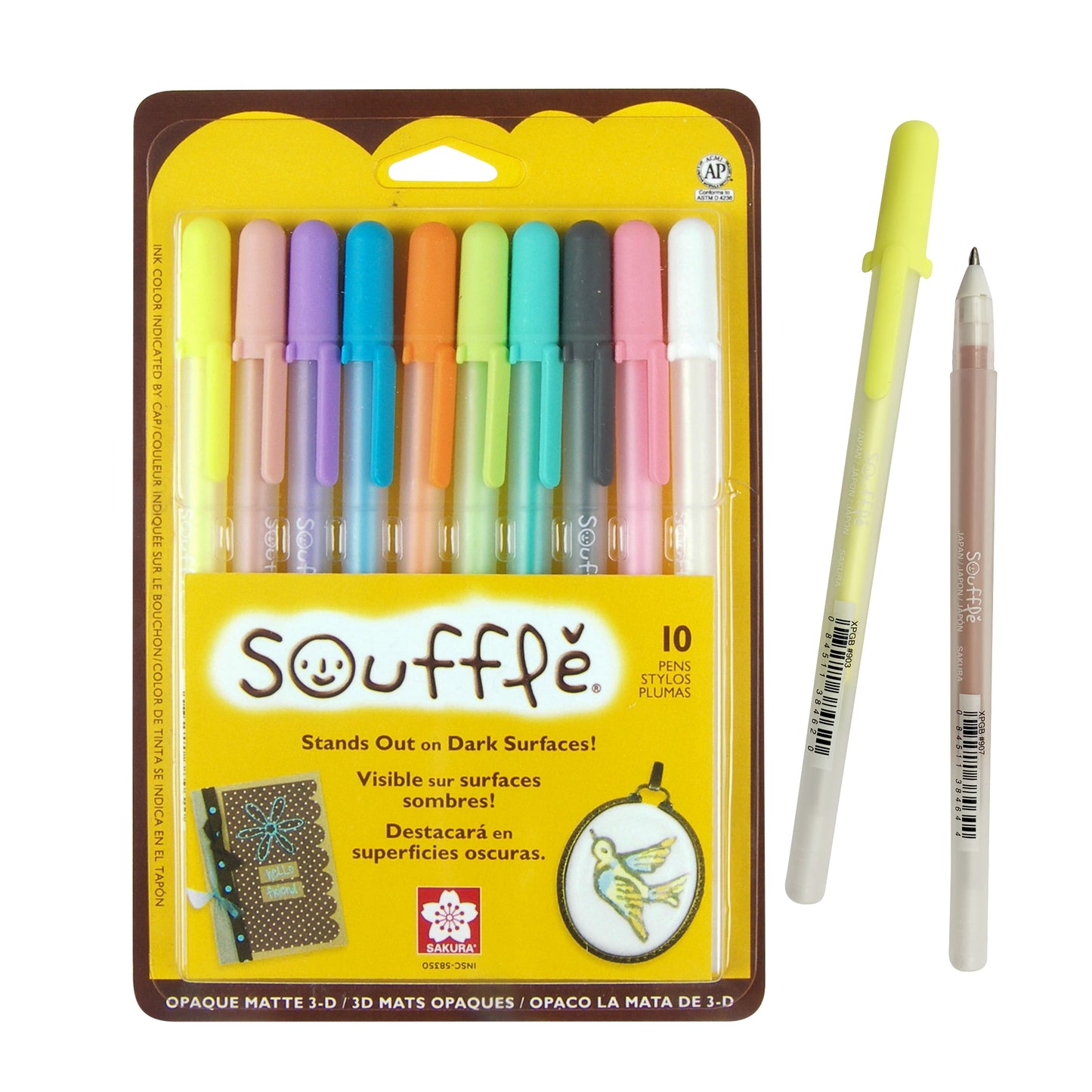 Sakura Gelly Roll Souffle Pen Sets, 10 Assorted