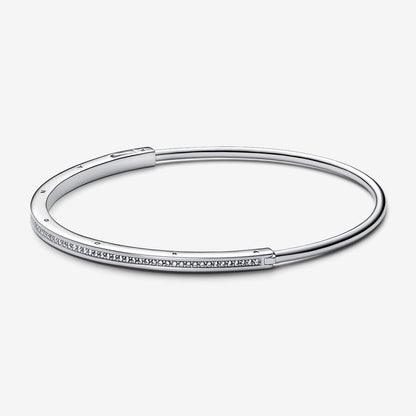 PANDORA Signature I-D Pav√© Bangle, 16 CM, With Gift Box