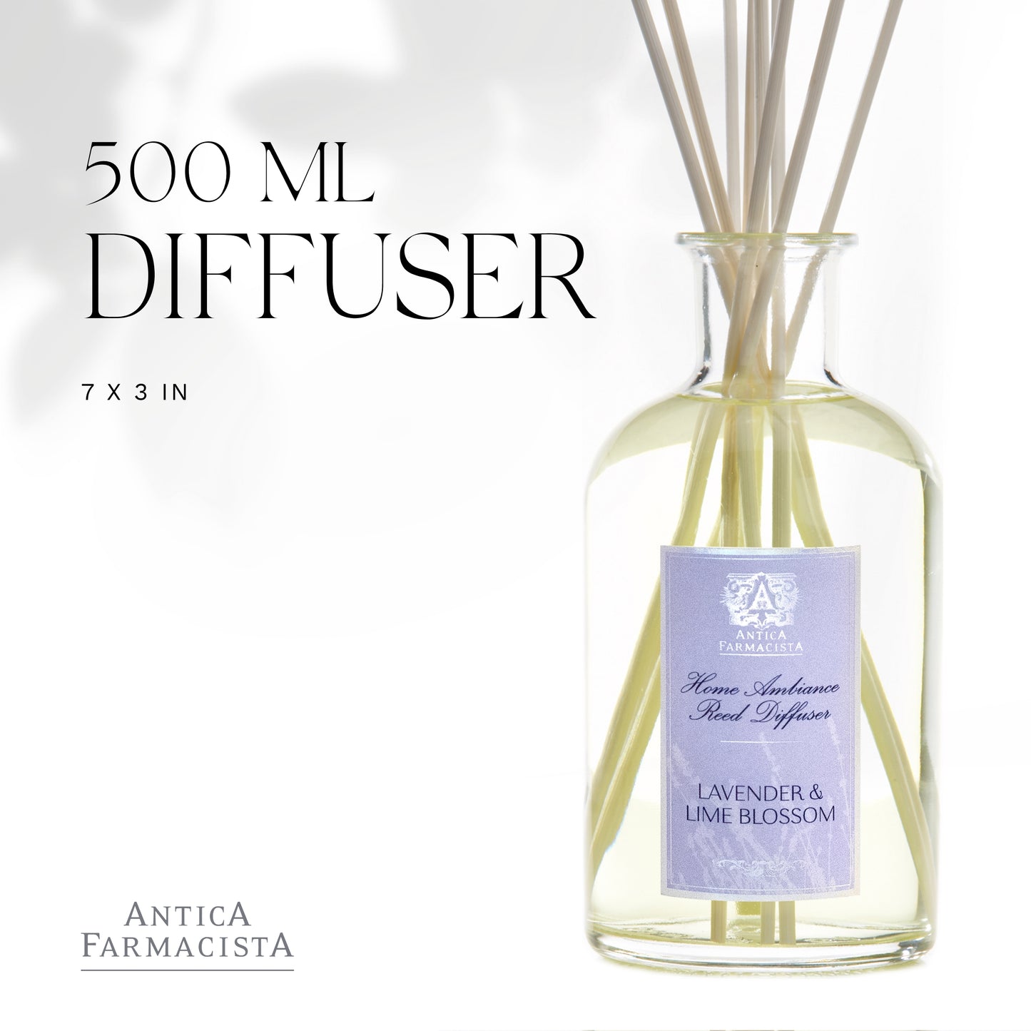 Antica Farmacista Home Ambiance Diffuser, Lavender & Lime Blossom, 16.9 Fl Oz