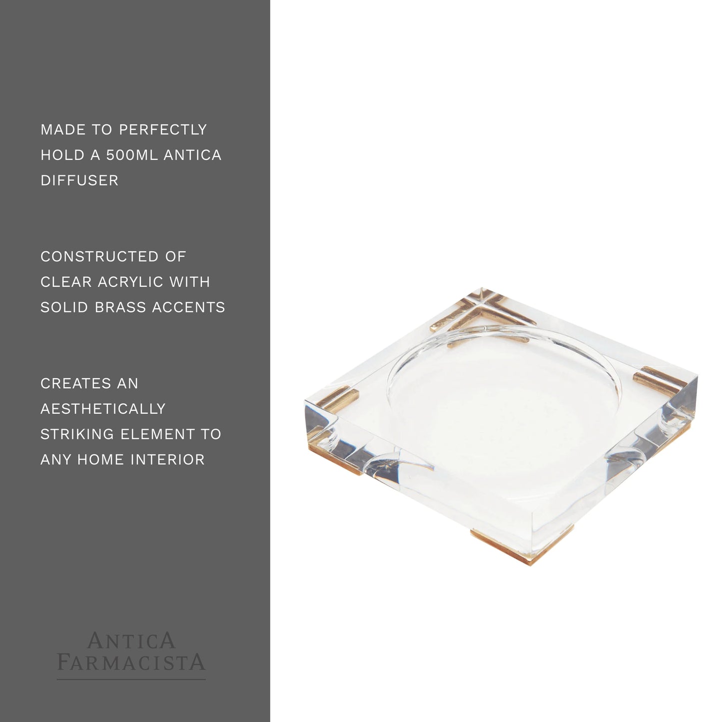 Antica Farmacista Lucite Tray, 16.9 Fl Oz