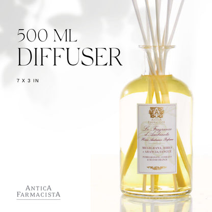 Antica Farmacista Home Ambiance Diffuser, Pomegranate, Currant & Blood Orange, 16.9 Fl Oz