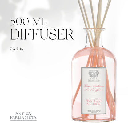 Antica Farmacista Home Ambiance Diffuser, Peonia, Gardenia & Rosa, 17.0 Fl Oz