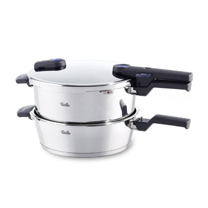 Fissler Vitaquick Pressure Cooker and Pressure Skillet Set, 4.2 Quart & 8.5 Quart