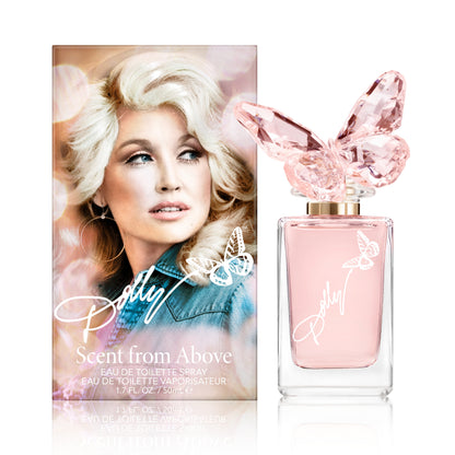 Dolly Parton Scent from Above Eau de Toilette Perfume by Scent Beauty - Eau de Parfum for Women - Fruity, Floral & Feminine Fragrance with Notes of Mandarin, Jasmine, and Sandalwood - 1.7 Fl Oz