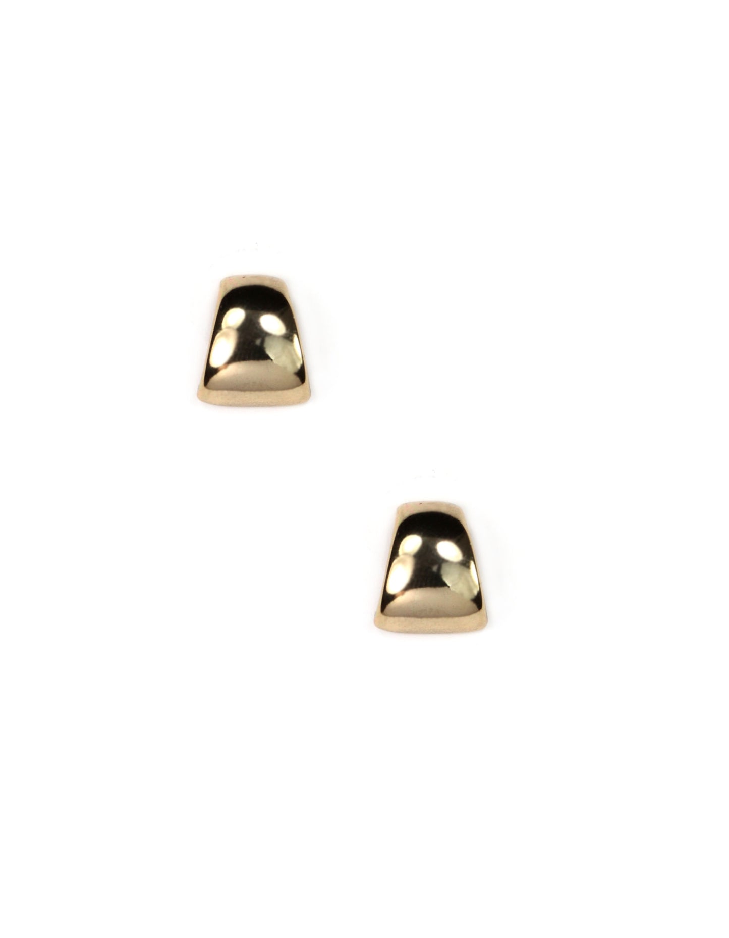 Anne Klein Gold Tone Post Button Earrings
