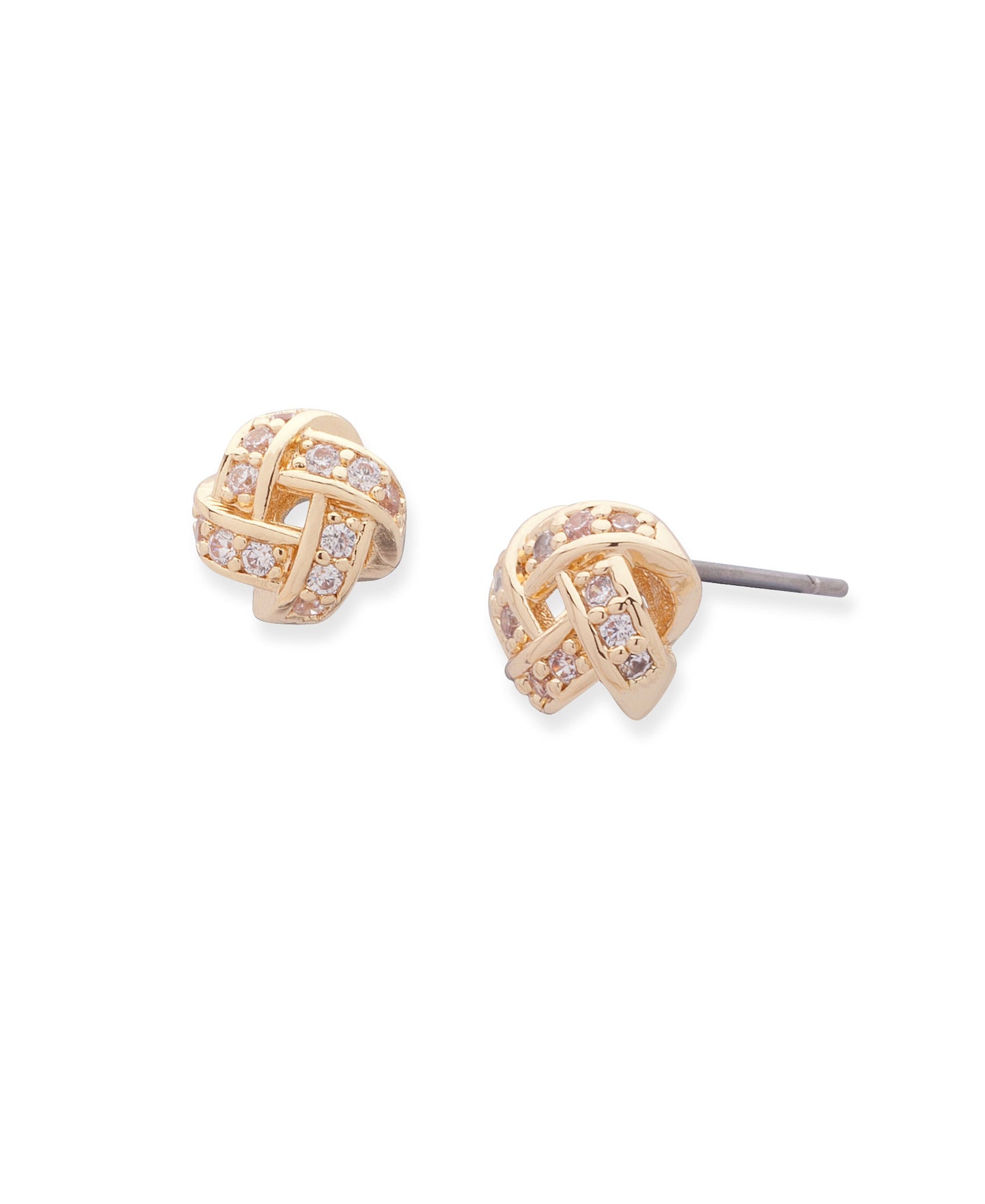 Napier Gold-Tone and Cubic Zirconia Stud Earrings