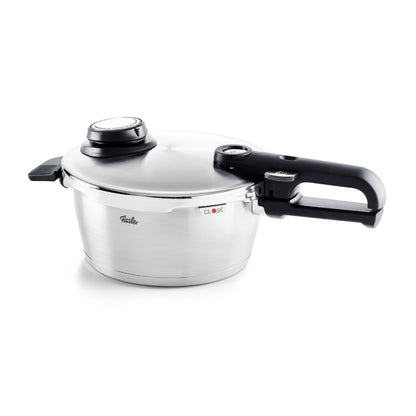 Fissler vitavit premium/pressure skillet (2.6 quart √ò 7.1‚Äù) stainless steel pressure cooker, 4 adjustable settings, includes insert - Induction