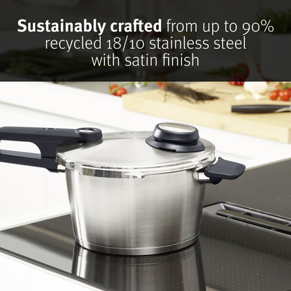 Fissler vitavit premium/pressure cooker (4.8 quart, √ò 8.7‚Äù) stainless steel pressure cooker includes insert - Induction