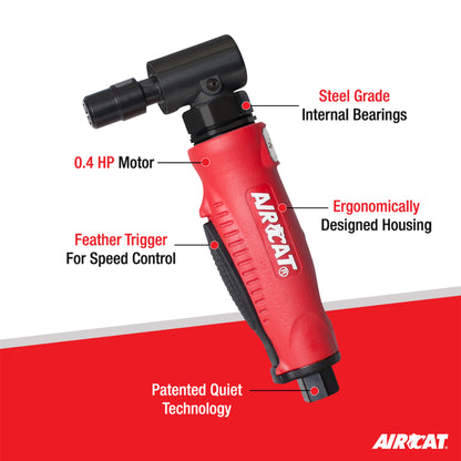 AIRCAT 6255 Composite Right Angle Die Grinder 20,000 RPM