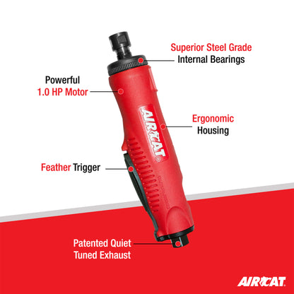 AIRCAT 6260 1.0 HP Composite Straight Die Grinder 22,000 RPM