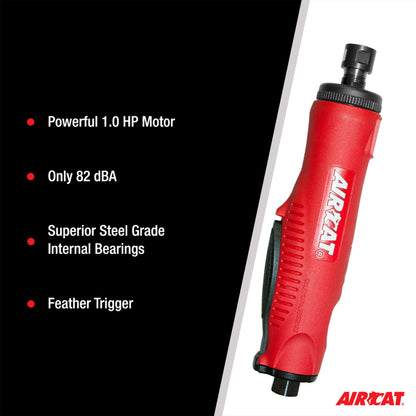 AIRCAT 6260 1.0 HP Composite Straight Die Grinder 22,000 RPM
