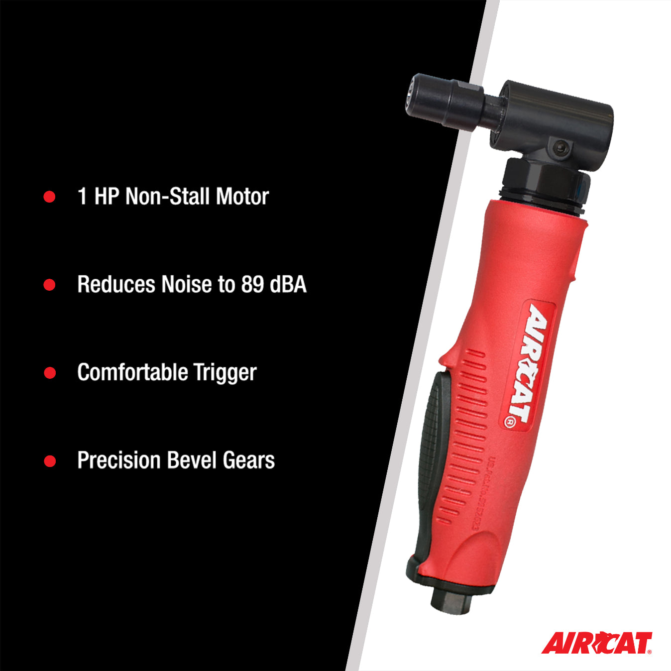 AIRCAT 6265 1.0 HP Composite Angle Die Grinder 18,000 RPM
