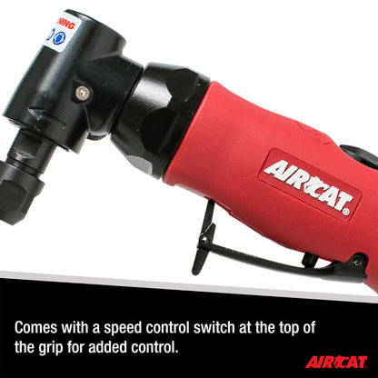 AIRCAT 6280 .75 HP Angle Die Grinder with Spindle Lock 18,000 RPM