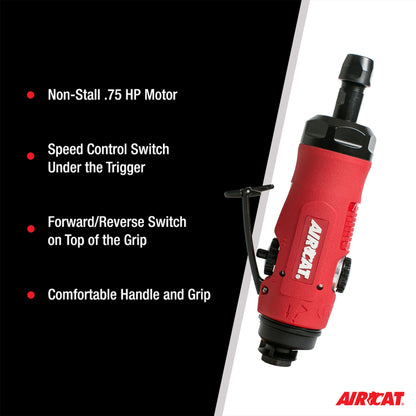 AirCAT 6290 .75 HP Reversible Composite Die Grinder 20,000 RPM