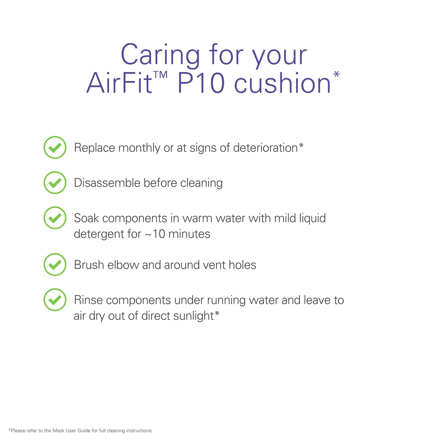 ResMed AirFit P10 Nasal Pillows Mask Cushions & Seals