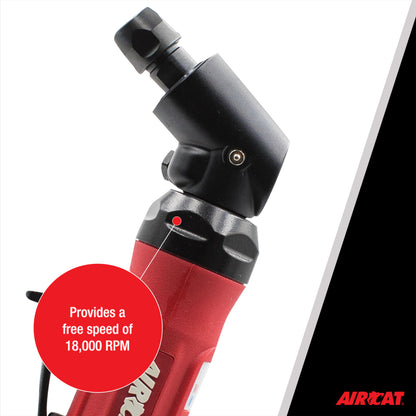 AirCat 6295: 115 Degree Angle Die Grinder With Spindle Lock