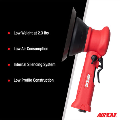 Aircat 6310-6"" Composite Dual Action Sander (Psa)
