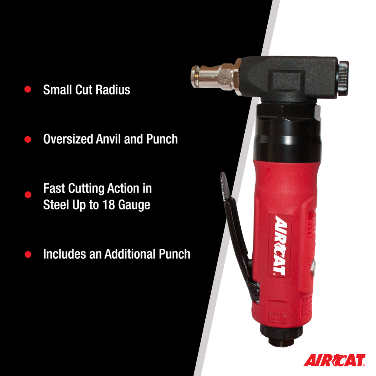 AIRCAT 6330: 18 Gauge High Performance Nibbler 2,500 SPM/RPM Motor