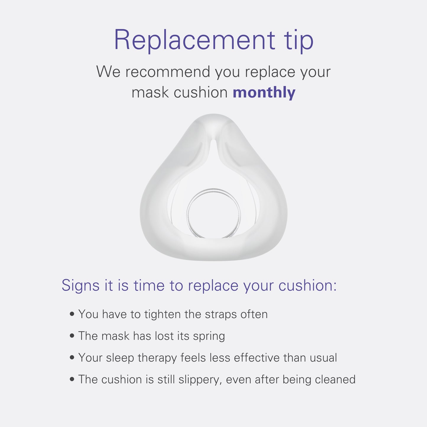 Resmed Airfit F20 Cushion replacement (S)