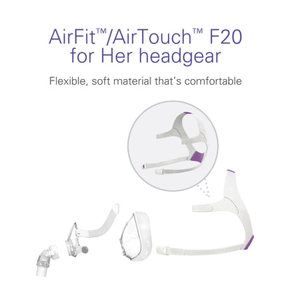 AirFit F20 replacement Headgear (Standard for Her)