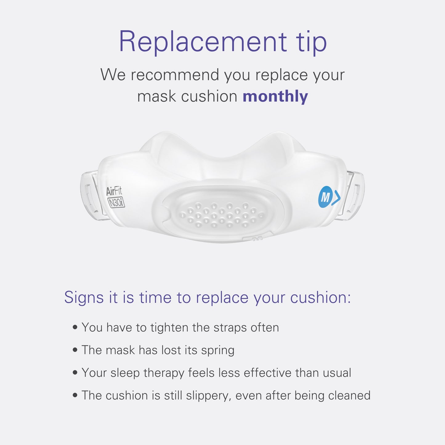 ResMed N30i Replacement Cushion (Medium)