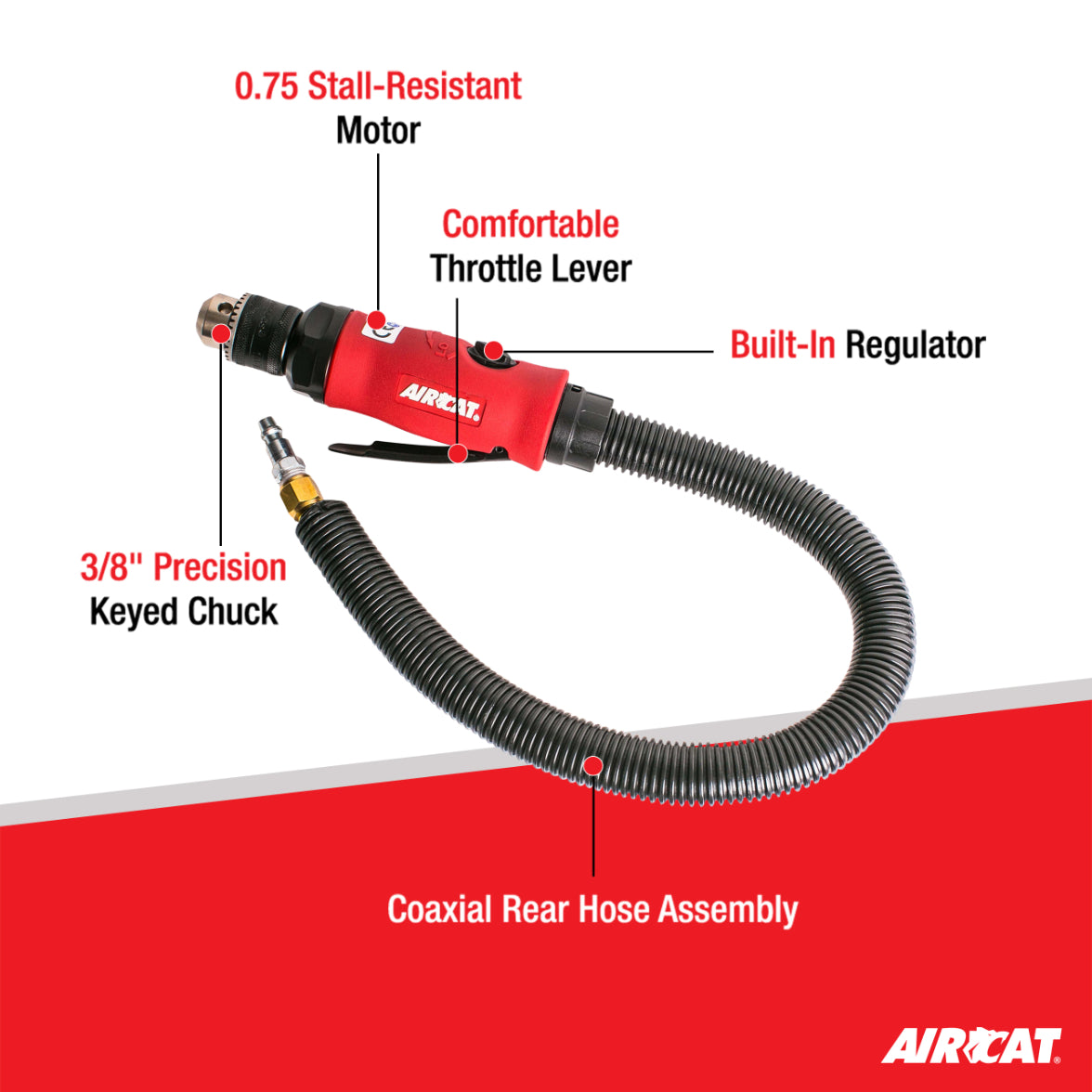 AIRCAT 6400: Composite High Speed Tire Buffer/Drill