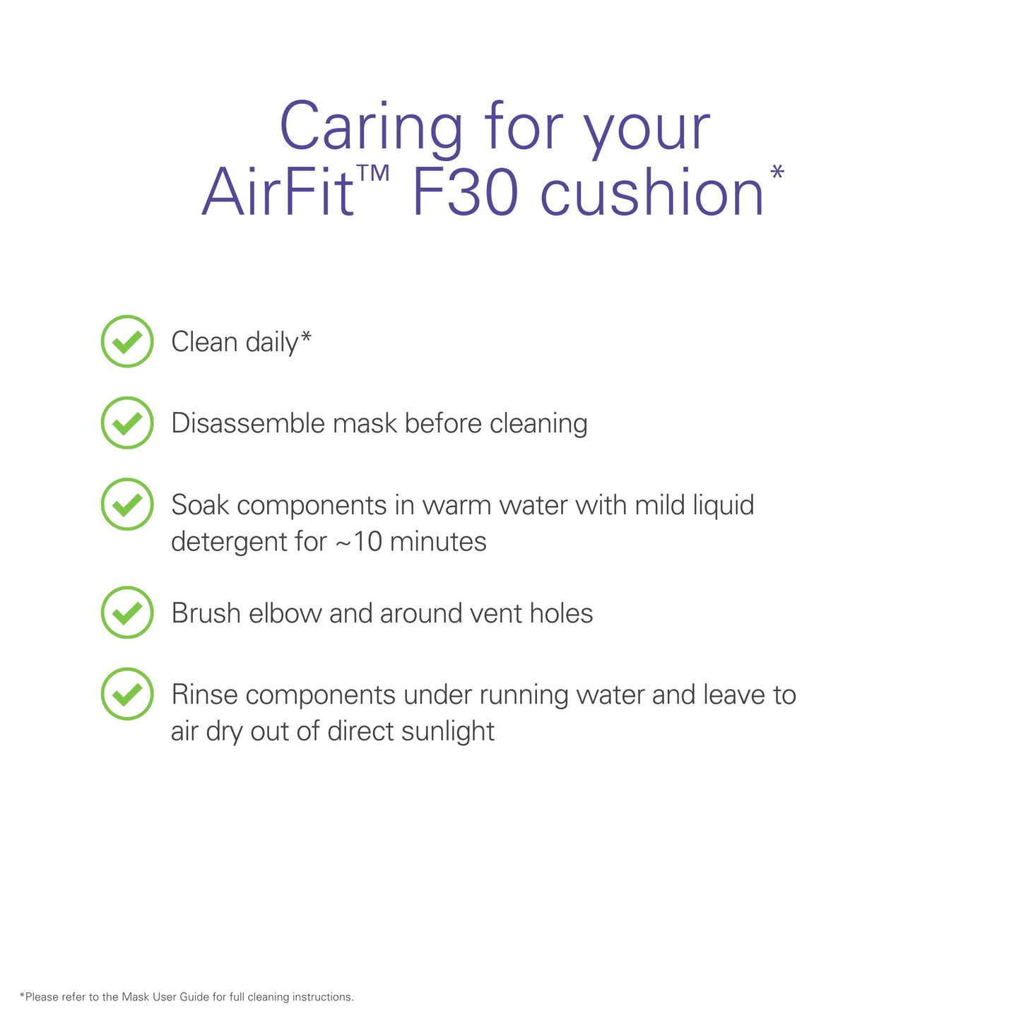 Airfit F30 Replacement Cushion Size Small