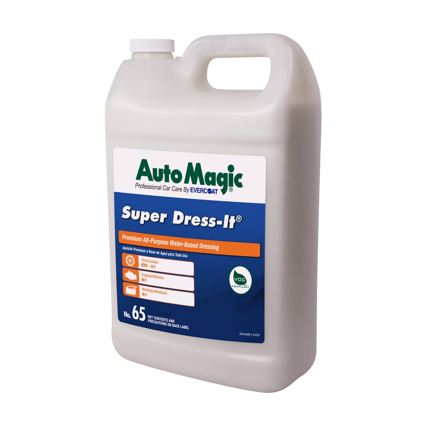 Auto Magic Super Dress-It - Water-Based Silicone Dressing for Air Vents, Tires, Hoses - 128 Fl Oz