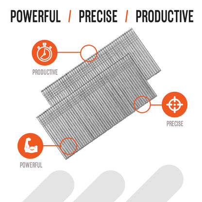 Paslode, Finishing Nail, 650283, Straight, 16 Gauge, 2,000 per Box, 1 1/2 inch