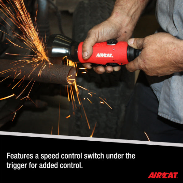 AirCat 6520 Composite Reversible Cut-off Tool, Small, Red/Black