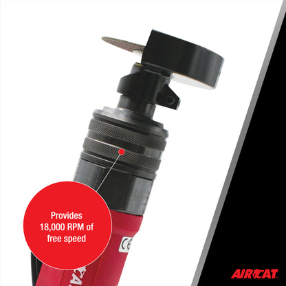 AIRCAT 6530: .5 HP 3-Inch Flex Head Cut-Off Tool 18,000 RPM Free Speed