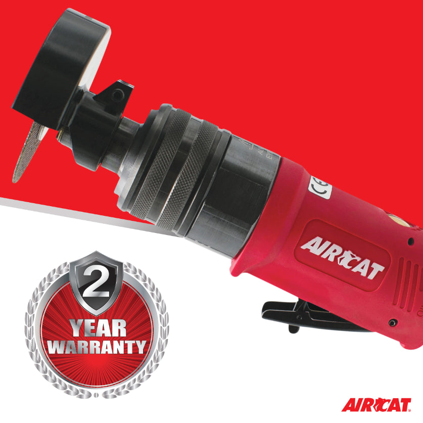 AIRCAT 6530: .5 HP 3-Inch Flex Head Cut-Off Tool 18,000 RPM Free Speed