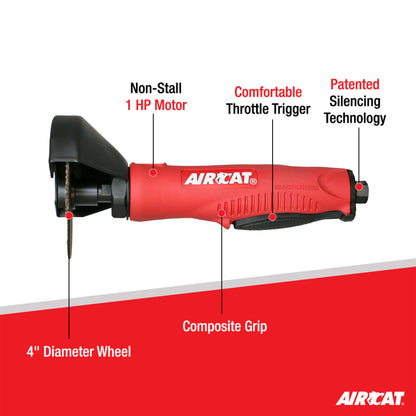 AirCAT 6560 1 HP 4" Cut-Off Tool 14,000 RPM