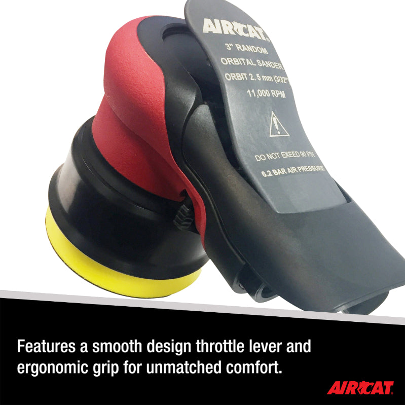 AirCAT 6700-3-336 3"" Palm Sander 3/16"" Orbit