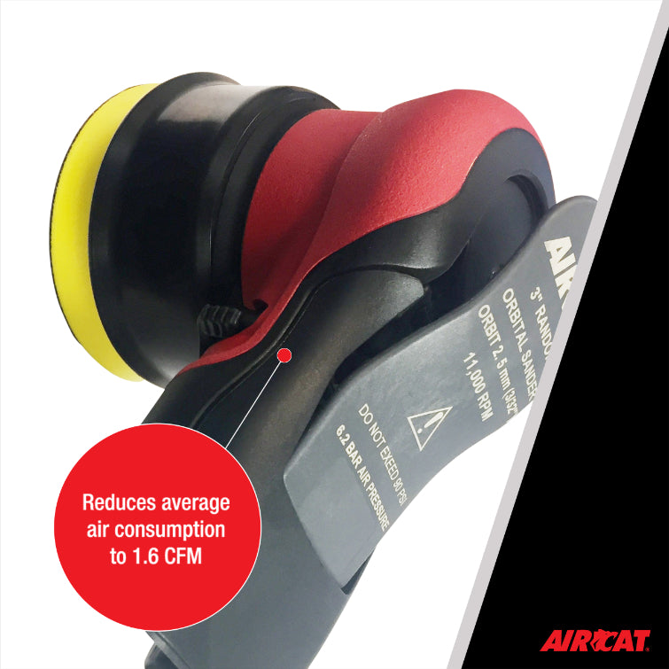 AirCAT 6700-3-336 3"" Palm Sander 3/16"" Orbit